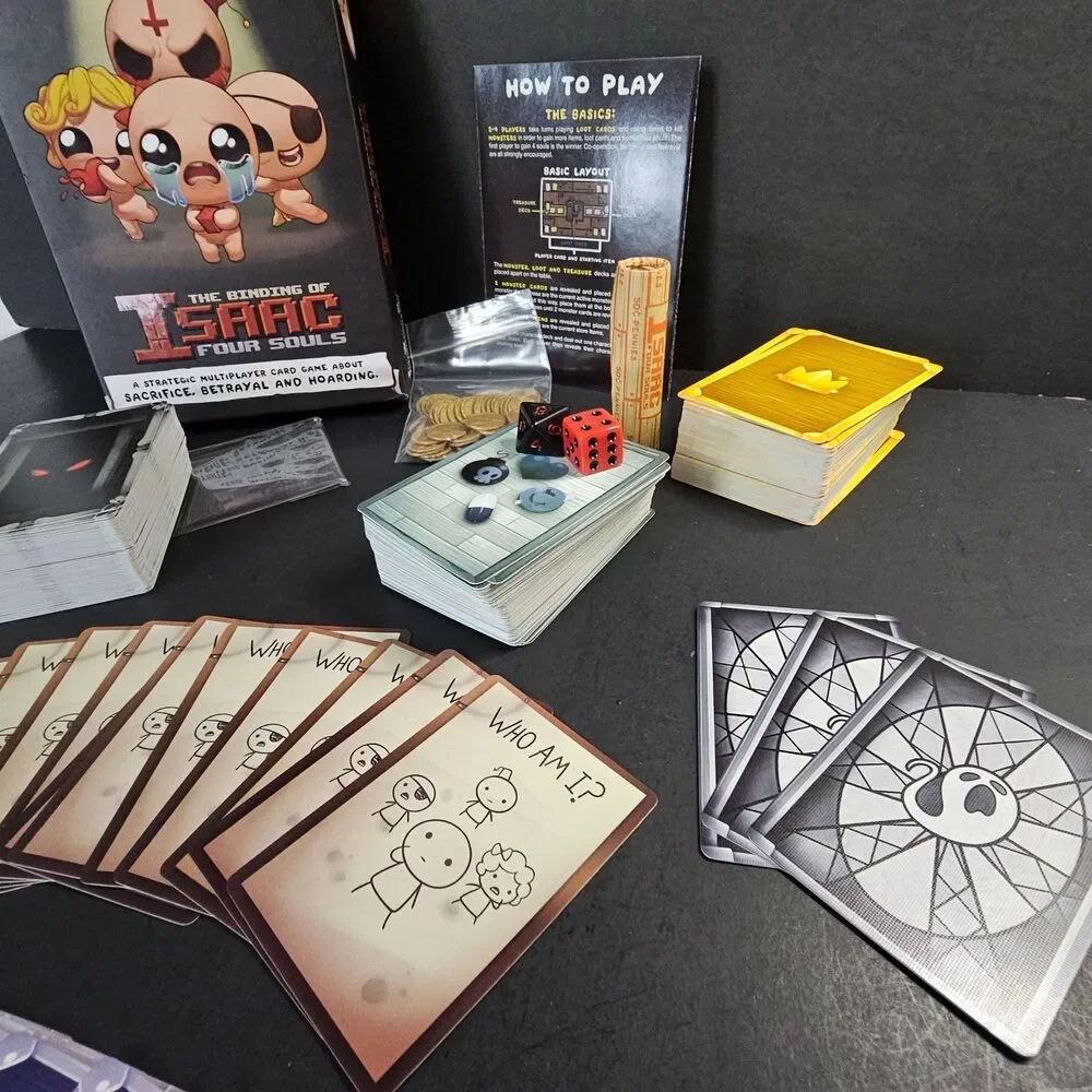 The Binding of Isaac Four Souls Board Game 3 Exclusive Cards Complete